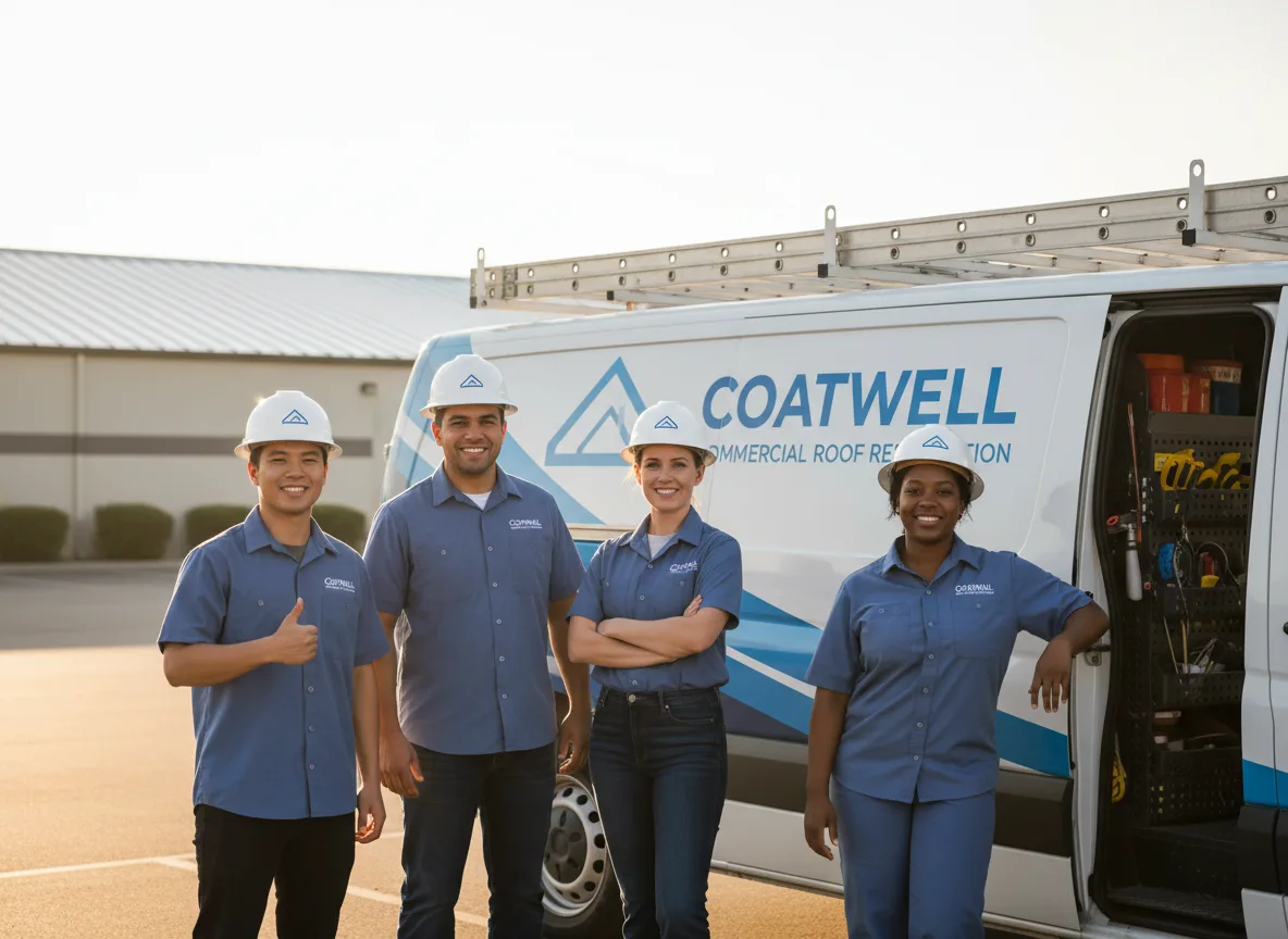 Commercial roof coating company in Gill, CO